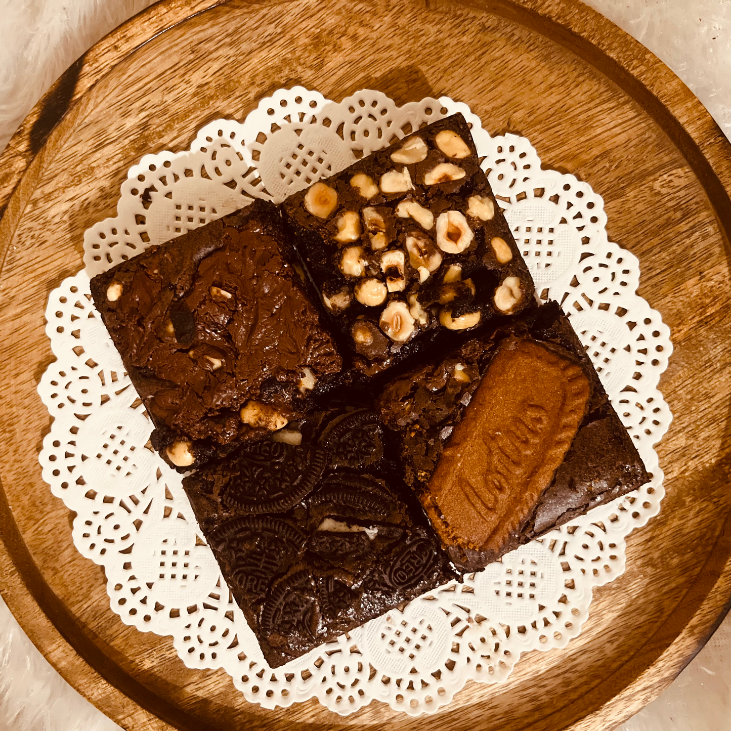 Nutty Caramel Swirl – Fudgy 4-Pack