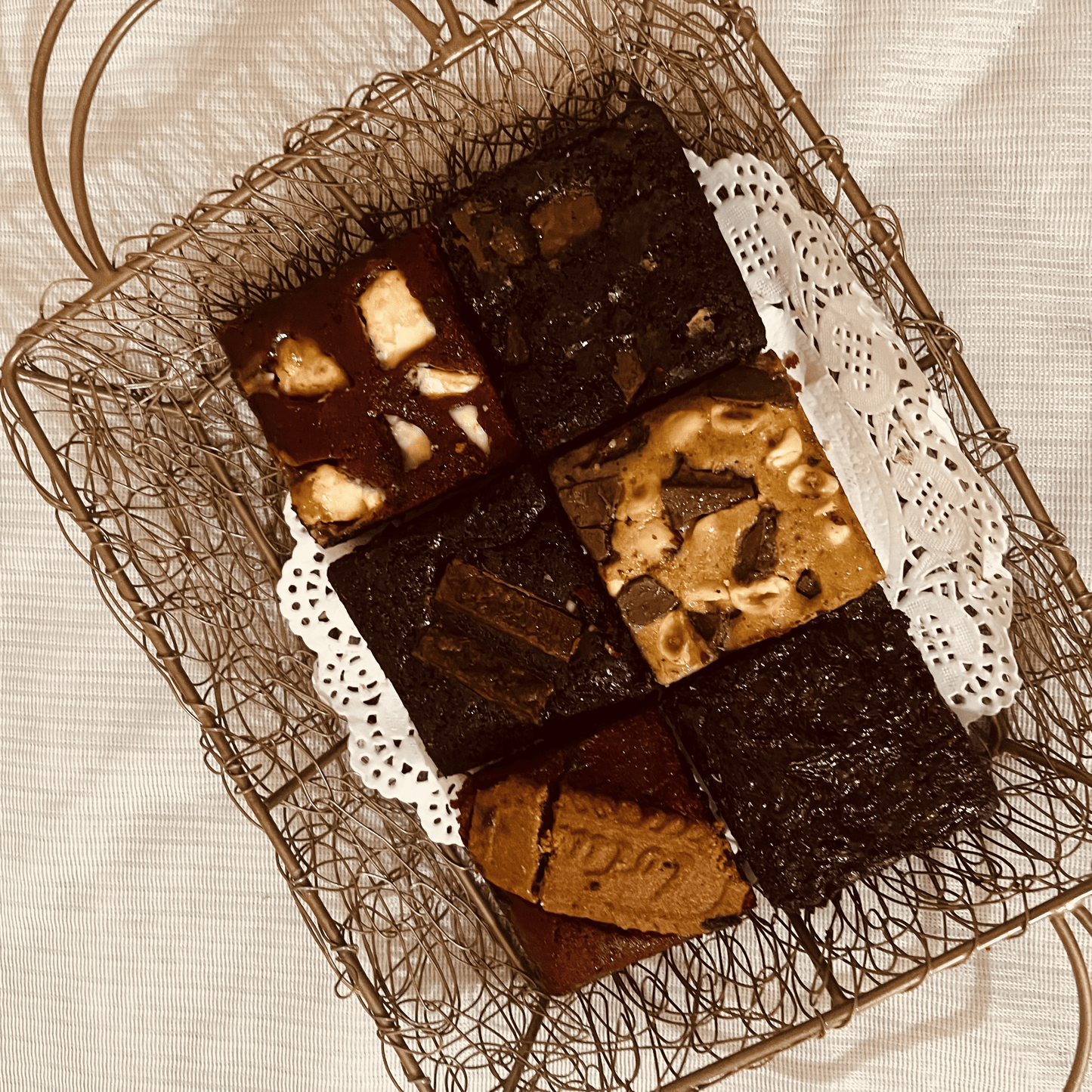 Choco Velvet Crunch – 6-Piece Fudgy Assortment